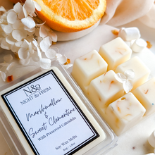 Load image into Gallery viewer, MARSHMALLOW & SWEET CLEMENTINE | Preserved Calendula Infused Wax Melts