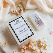 Load image into Gallery viewer, SAKURA BLOSSOM & PATCHOULI | Preserved Pink Delphinium Infused Wax Melts
