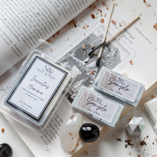 Load image into Gallery viewer, INVICTUS HOMME | Silver Leaf & Moonstone Crystal Infused Wax Melts