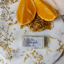Load image into Gallery viewer, MARSHMALLOW & SWEET CLEMENTINE | Preserved Calendula Infused Wax Melts