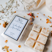 Load image into Gallery viewer, SUNDRENCHED APRICOT ROSE | Preserved Orange Rosebuds Infused Wax Melts
